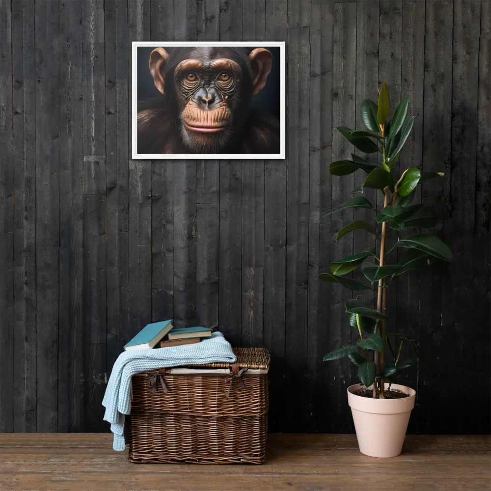Whispers of Curiosity | Canvas with White Frame | 18″×24″