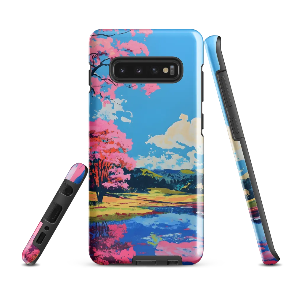 Reflections of a Pink Dreamscape | Phone Case |  S10 Plus | Tough Case | Glossy