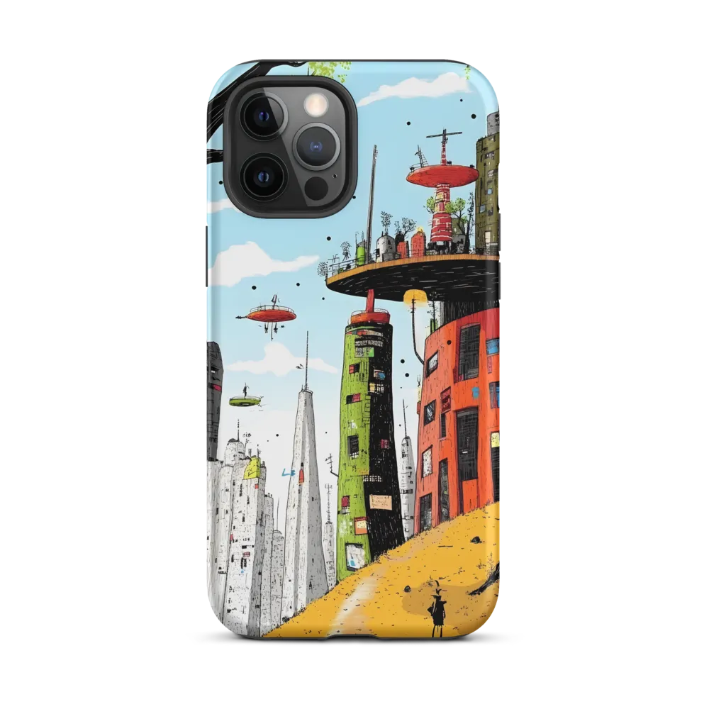 Futuristic Urban Dreamscape | Phone Case |  12 Pro Max | Tough Case | Matte