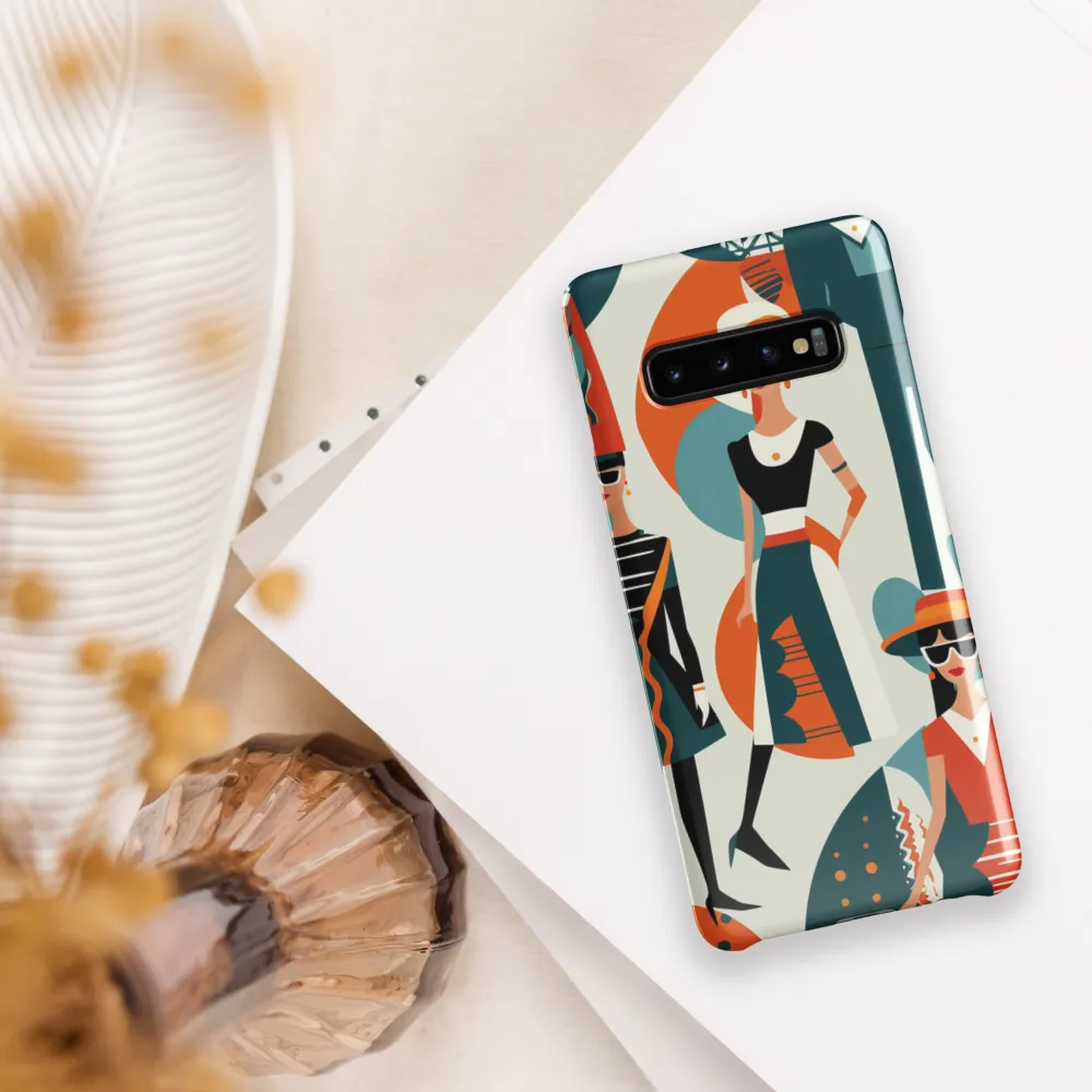 Chic Figures in Pop Art | Phone Case |  S10 Plus | Snap Case | Glossy