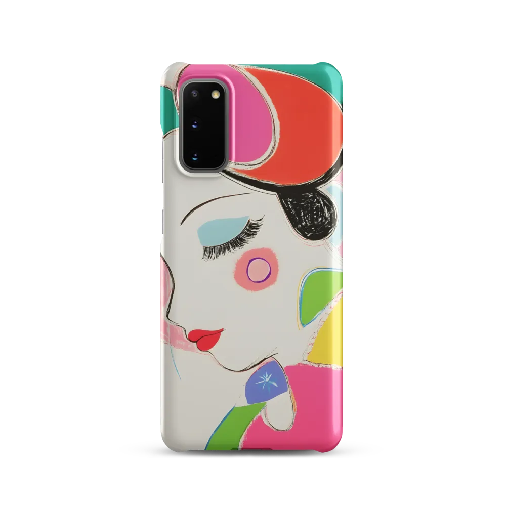 Whimsical Portrait in Colorful Abstraction