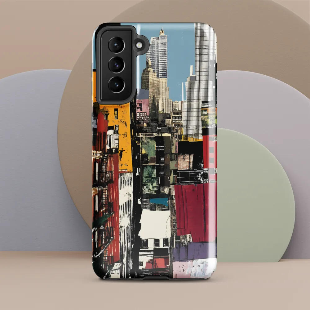 Urban Collage: A Vivid Cityscape