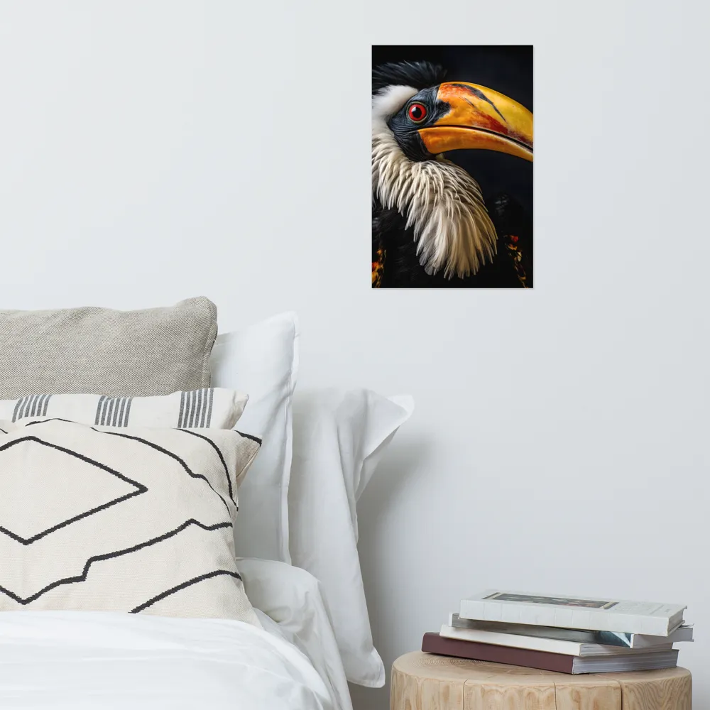 Majestic Hornbill Portrait