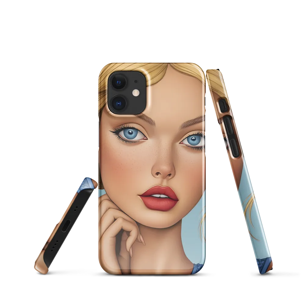 Serenity in Blue | Phone Case |  12 Mini | Snap Case | Glossy