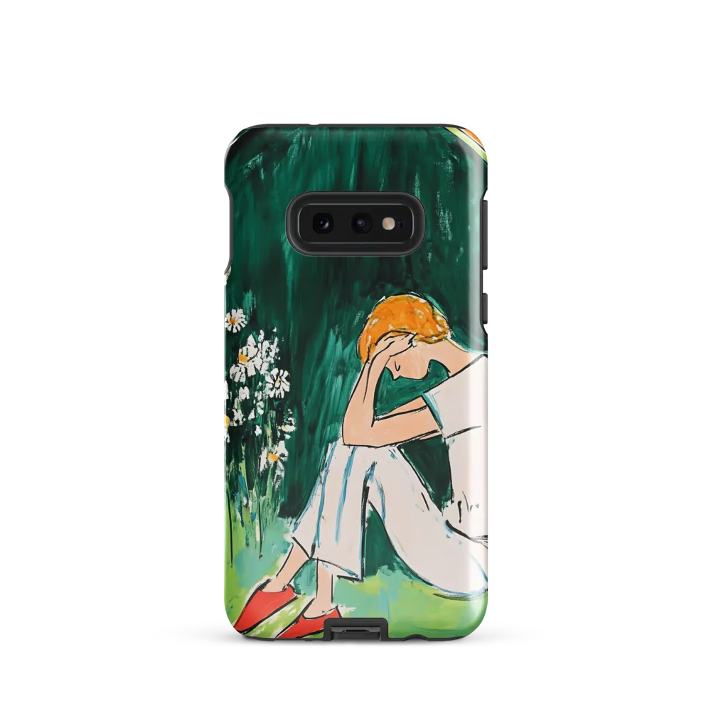 Silent Sorrow | Phone Case |  S10e | Tough Case | Glossy