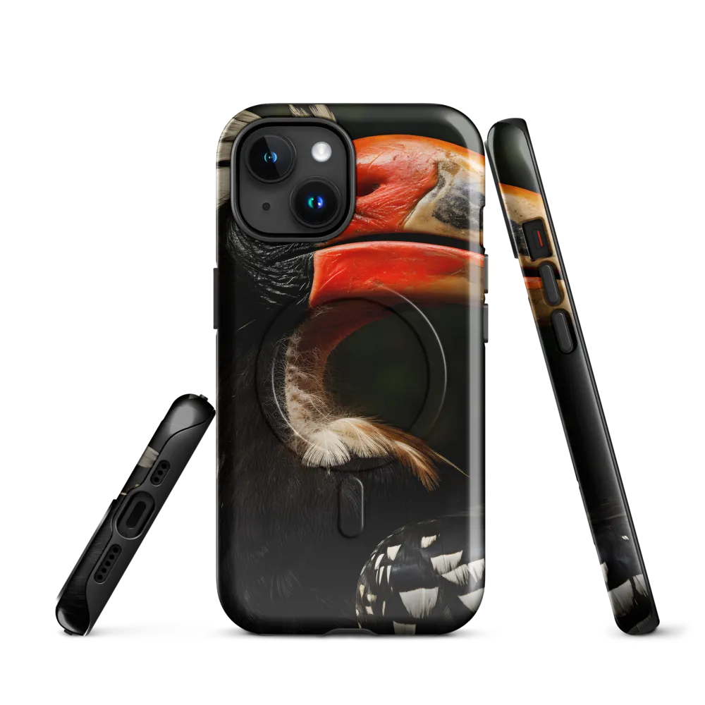 Majesty of the Hornbill | Phone Case |  15 | MagSafe® Tough Case | Glossy