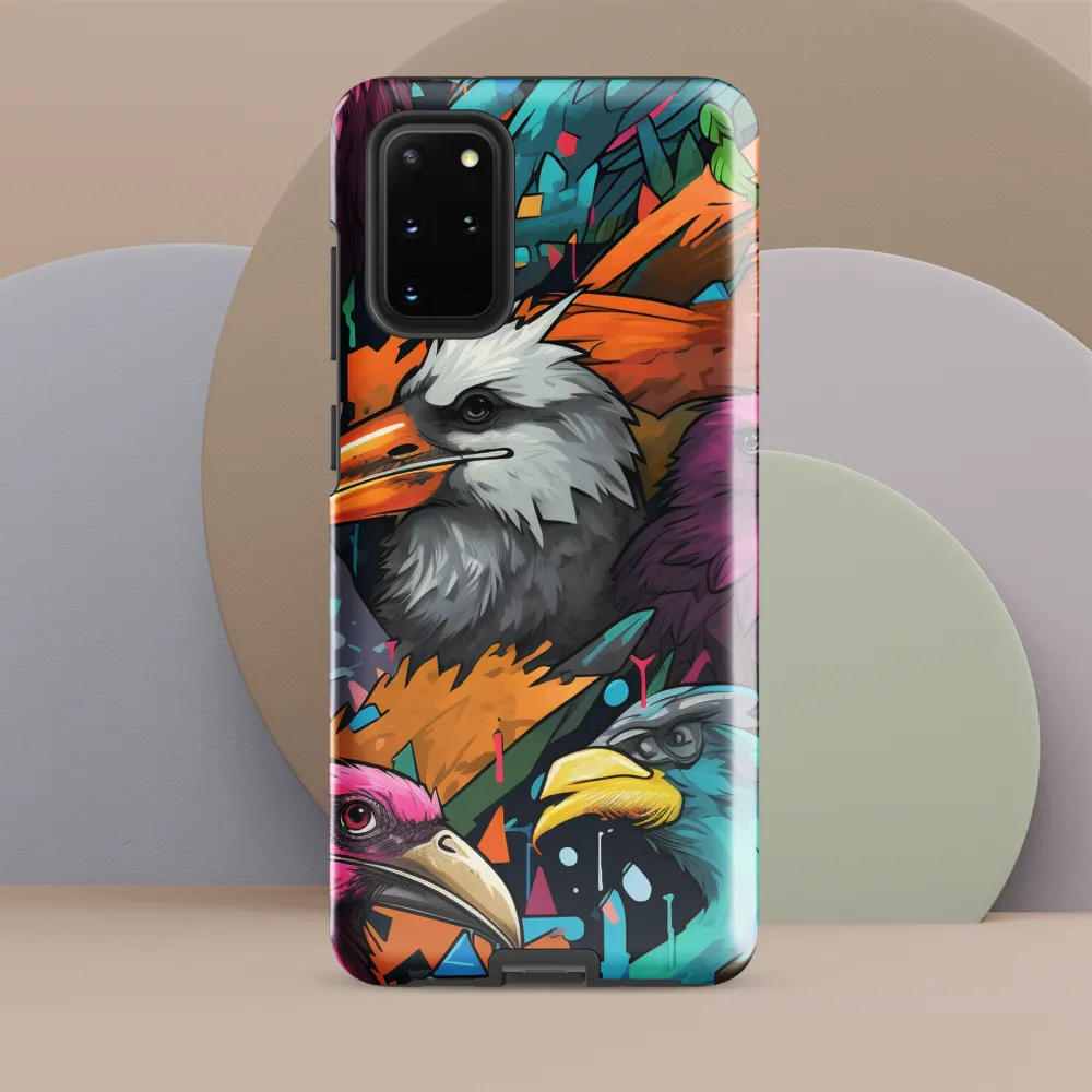 Avian Vortex: A Celebration of Color and Form