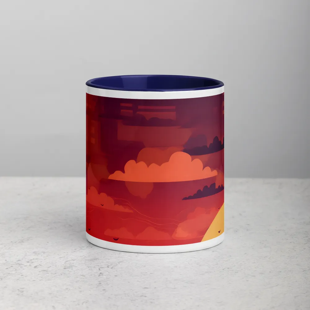 Serene Sunset Cityscape