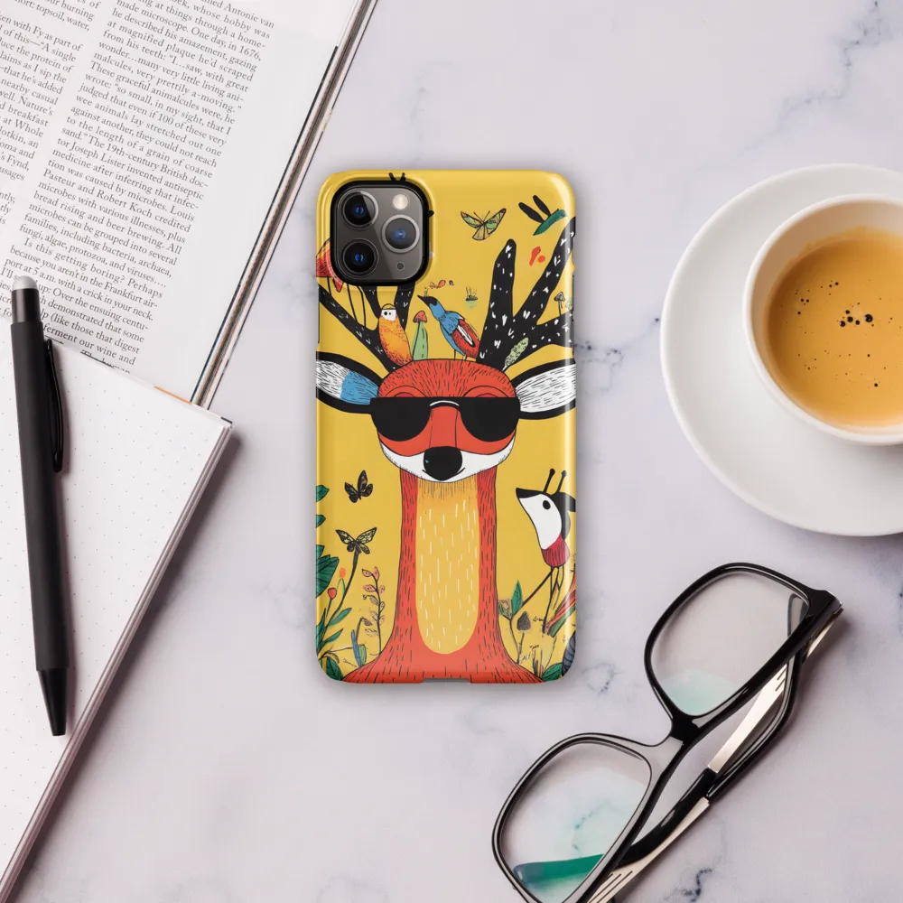 Playful Deer with Sunglasses | Phone Case |  11 Pro Max | Snap Case | Glossy