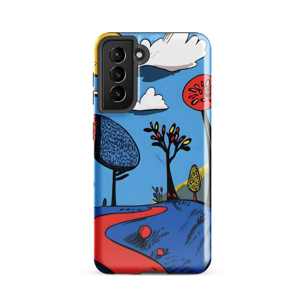 A Playful Journey Through Whimsical Woods | Phone Case |  S21 FE | Tough Case | Glossy