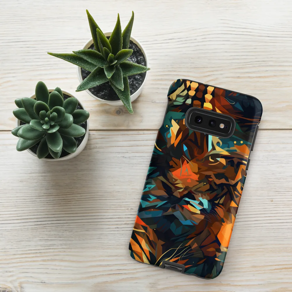 Wild Symphony: Abstract Tigers | Phone Case |  S10e | Tough Case | Matte