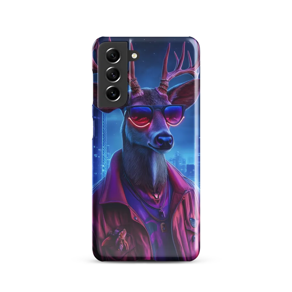 Urban Serenade: The Cool Deer | Phone Case |  S21 | Snap Case | Glossy