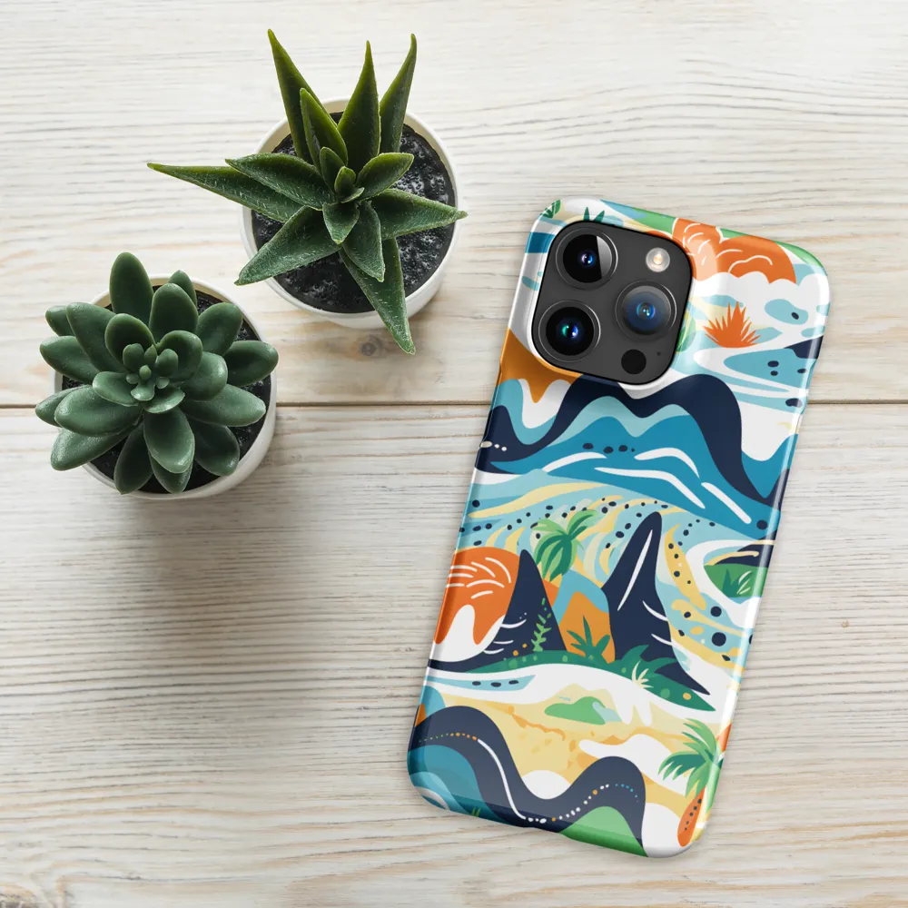 Abstract Tropical Landscape