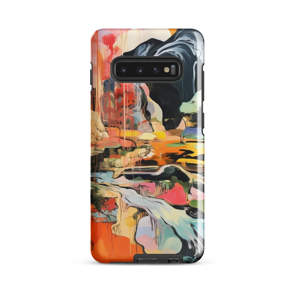 Ethereal Landscapes: A Symphony of Color | Phone Case |  S10 Plus | Tough Case | Glossy