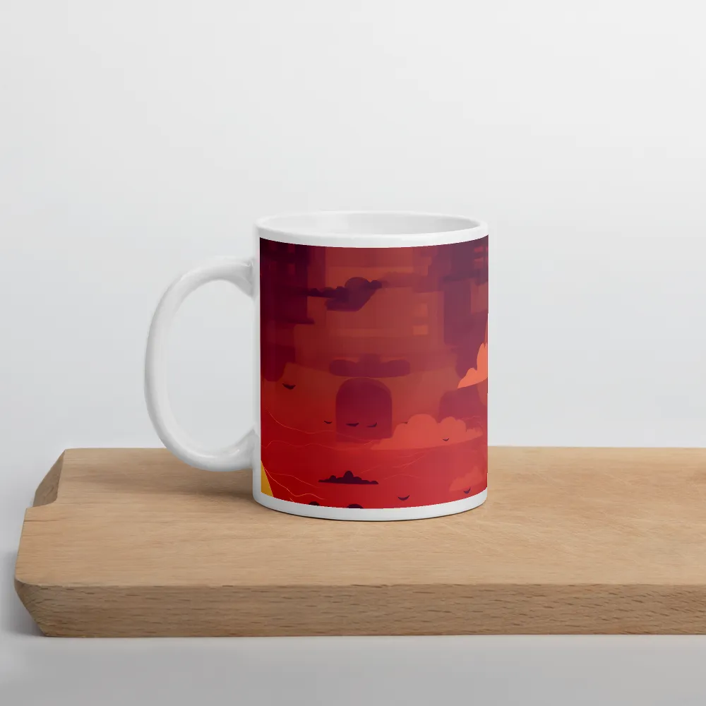 Serene Sunset Cityscape | Mugs | Multiple Sizes & Colors