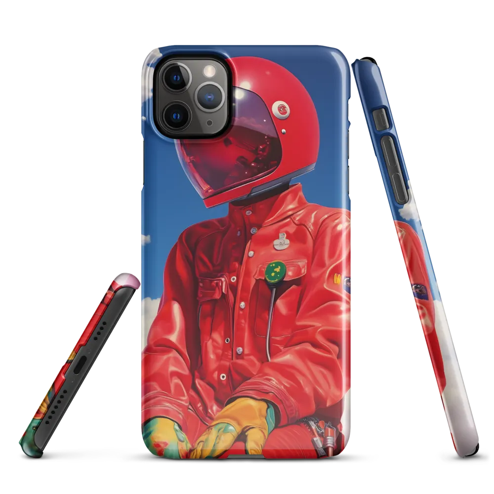 Astronaut in Crimson | Phone Case |  11 Pro Max | Snap Case | Glossy