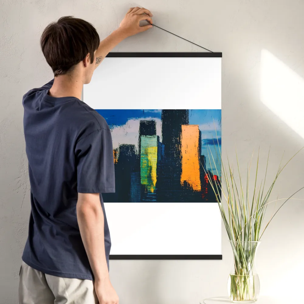 Reflections of Tranquility | Poster With Black Wood Hanger | 24″×36″