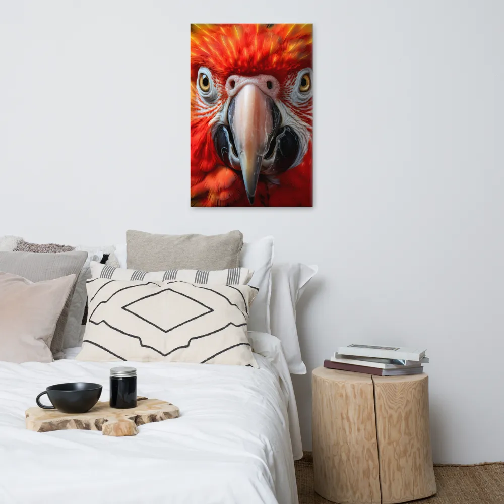 The Fiery Gaze of the Parrot