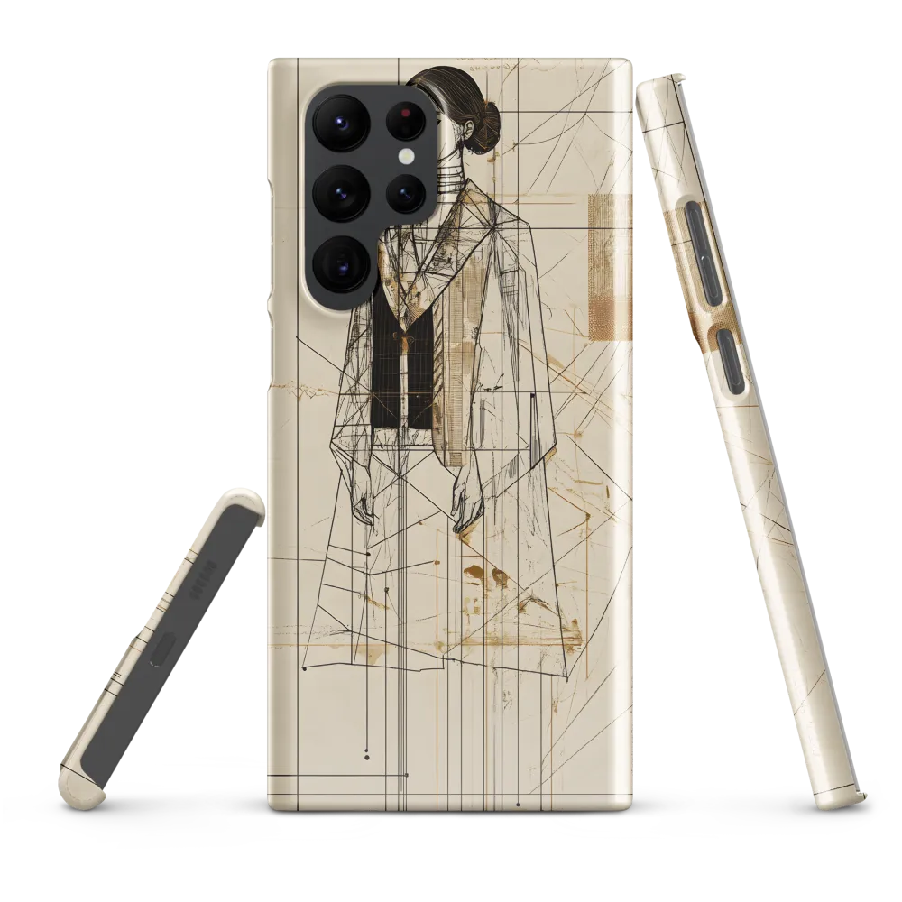 Elegance in Lines | Phone Case |  S22 Ultra | Snap Case | Glossy