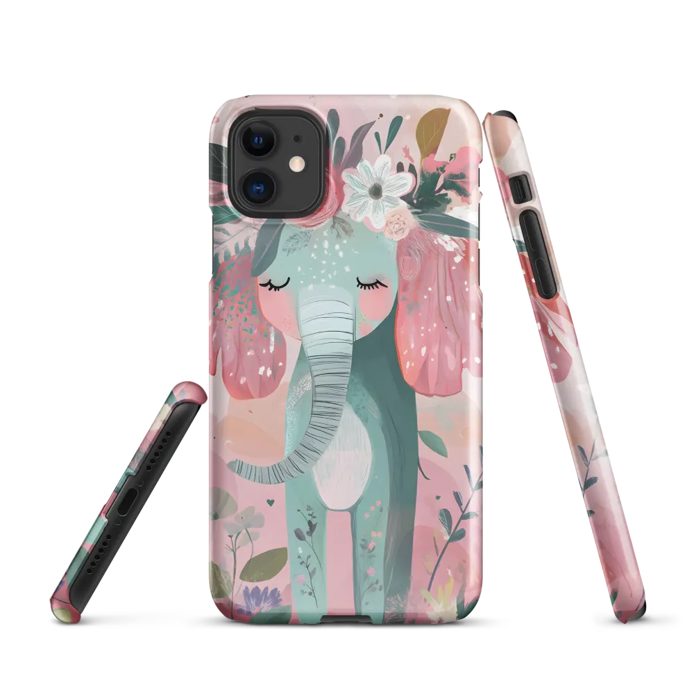 Whimsical Elephant in Bloom