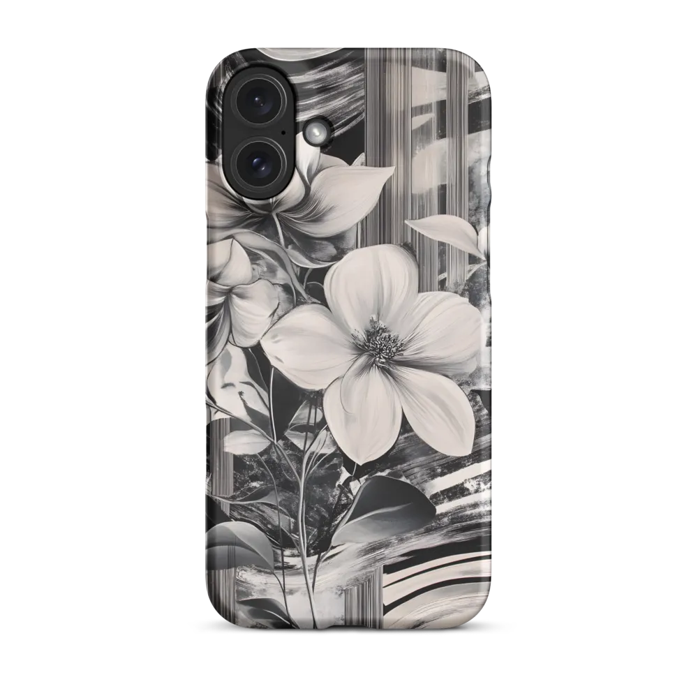 Ethereal Bloom: A Dance of Monochromes