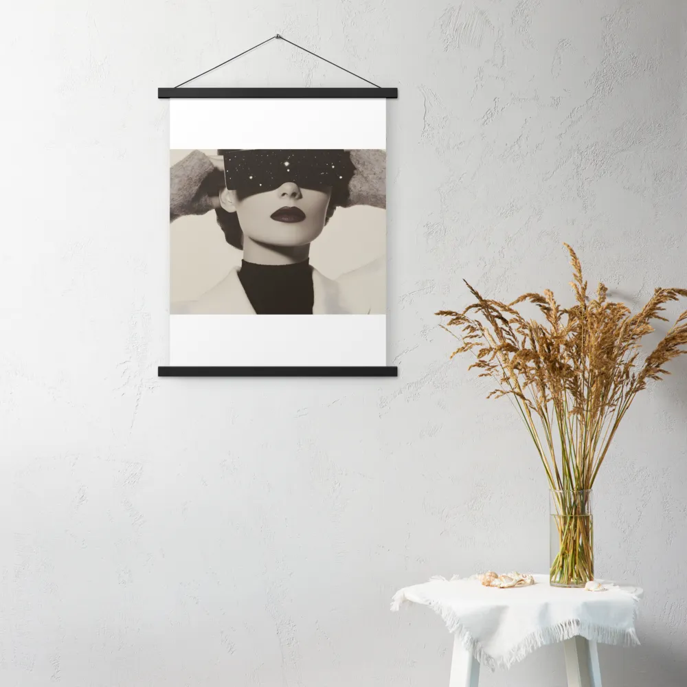 Celestial Elegance | Poster With Black Wood Hanger | 18″×24″