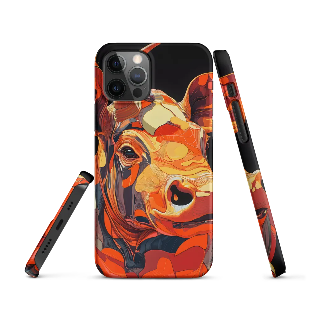 Modern Serenade: The Vibrant Cow