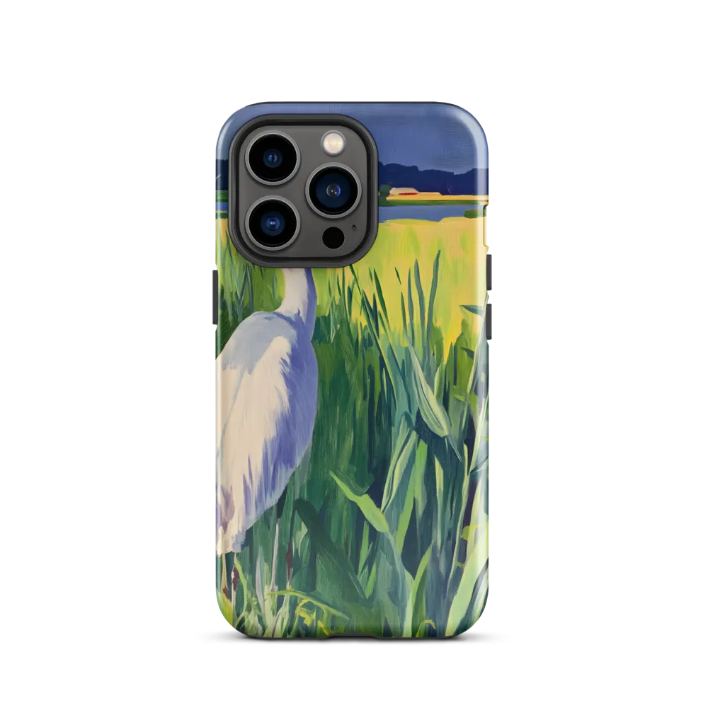 Graceful Presence: The Heron in the Meadow