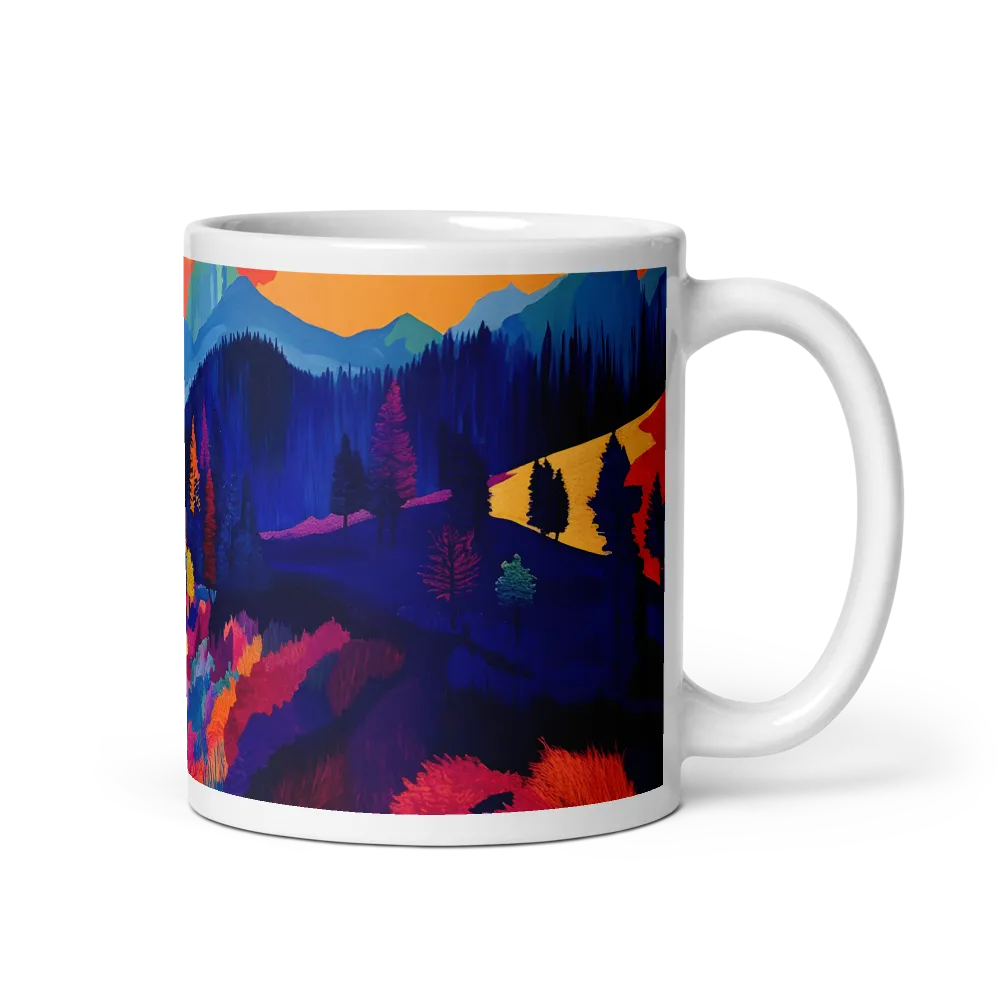 Radiant Serenity: A Surreal Landscape | Mugs | Multiple Sizes & Colors