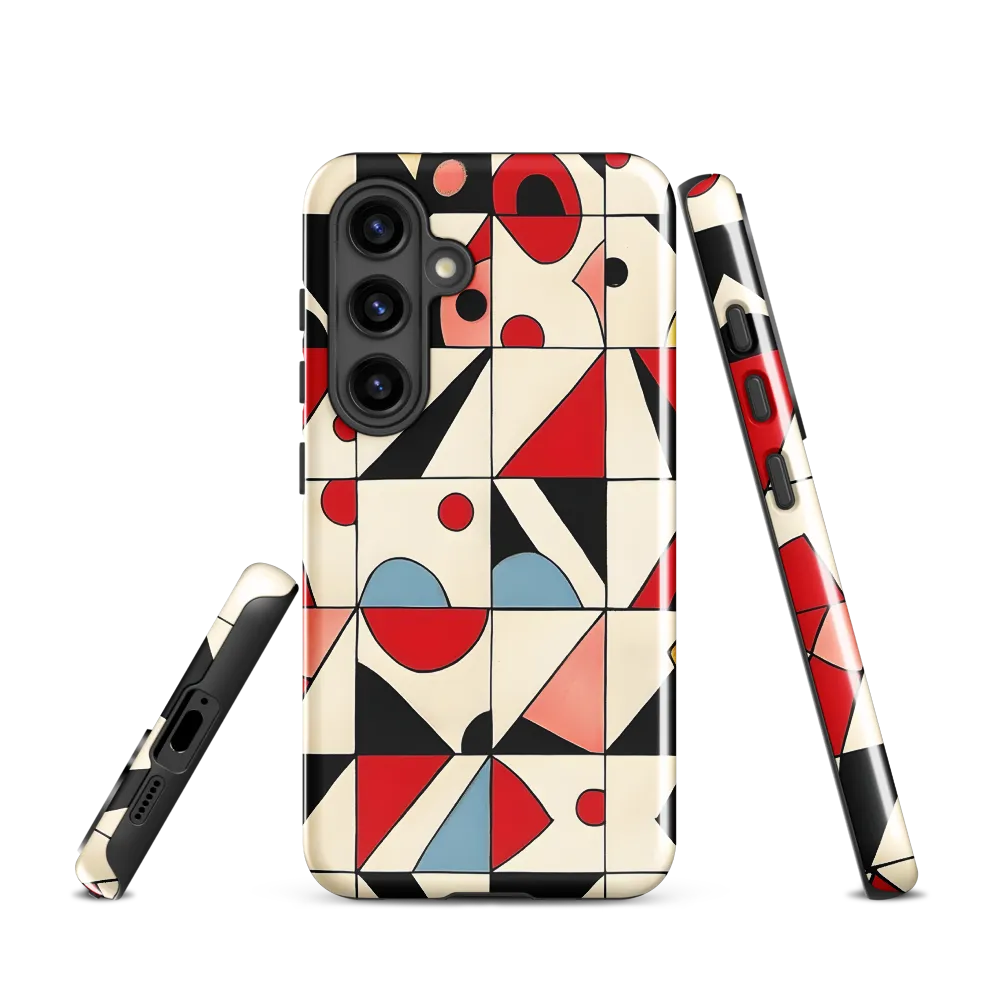 Dynamic Geometric Harmony | Phone Case |  S24 | Tough Case | Glossy