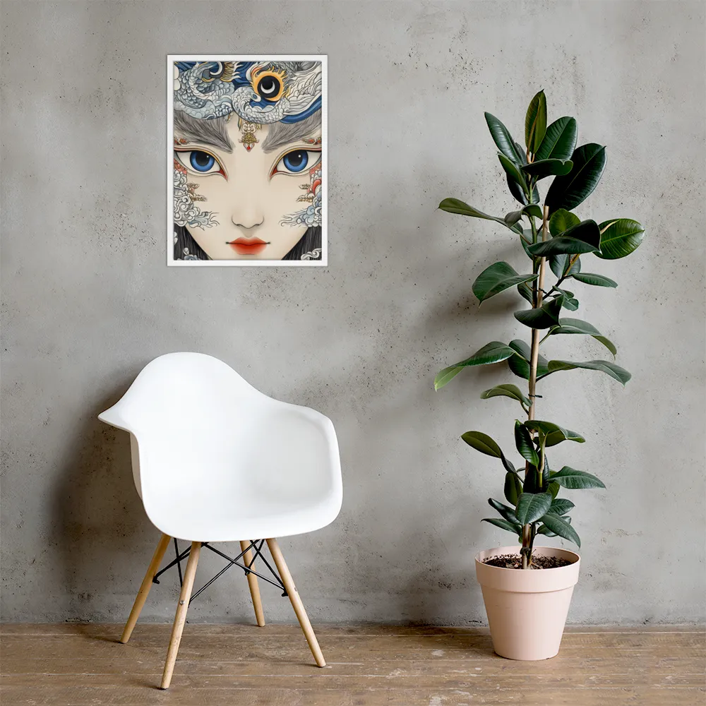 Guardian of Dreams | Poster with White Frame | 18″×24″
