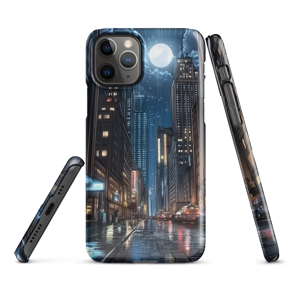Moonlit Urban Serenity | Phone Case |  11 Pro | Snap Case | Glossy