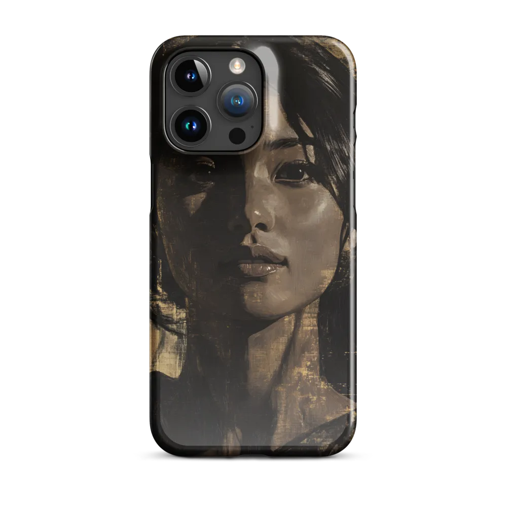 Golden Gaze: A Contemporary Portrait