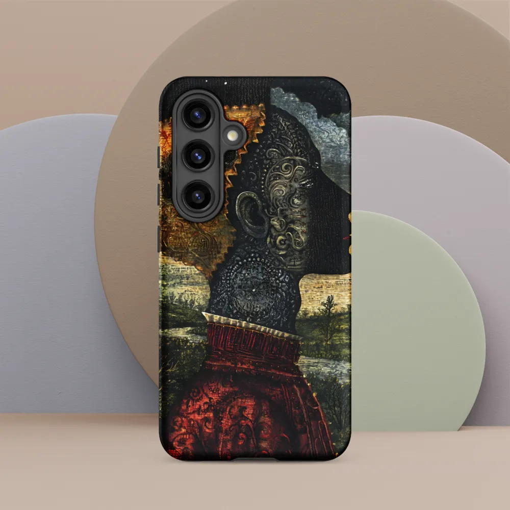 Gilded Duality — Profile at Night