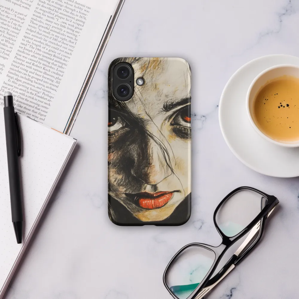 Gaze of Intensity | Phone Case |  16 Plus | Snap Case | Matte