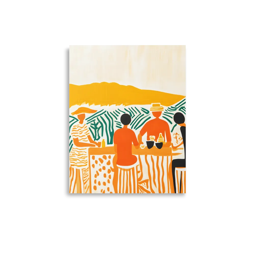 Summer Vibes: Café Conversations | Poster | 11″×14″