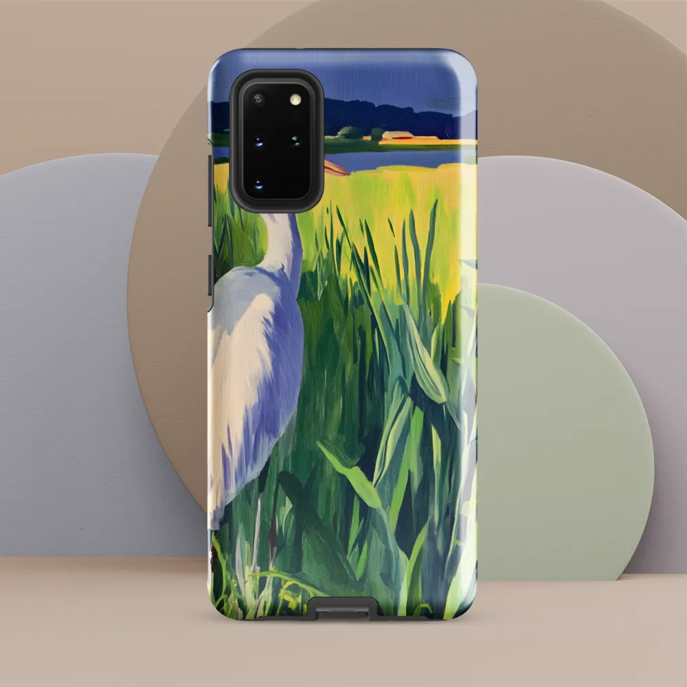 Graceful Presence: The Heron in the Meadow