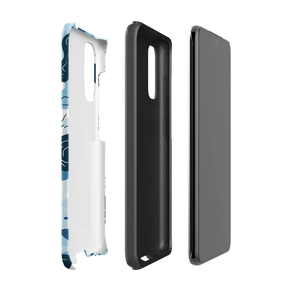 Flowing Waters: An Abstract Journey | Phone Case |  S20 | Tough Case | Matte