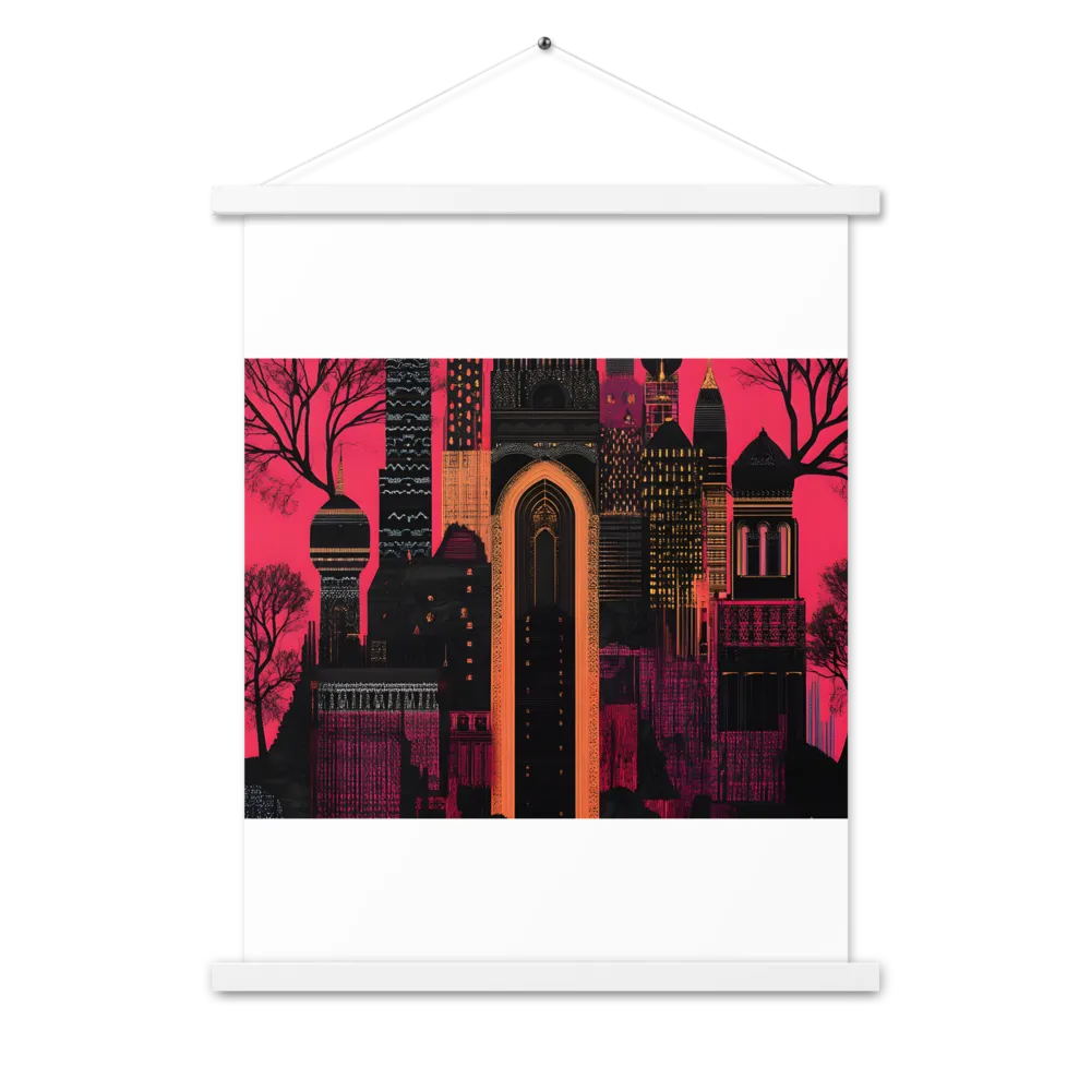 Urban Reverie | Poster With White Wood Hanger | 18″×24″