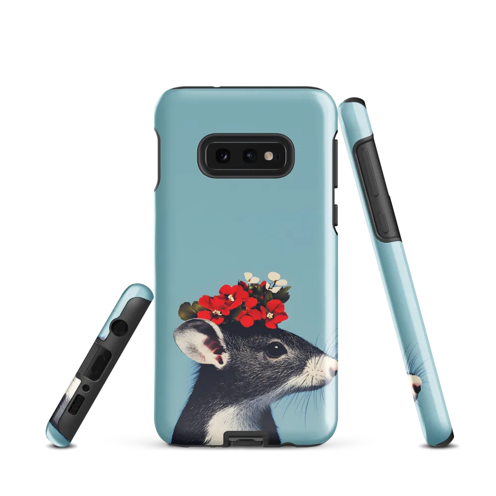 Whimsical Flora: A Mouse's Floral Crown