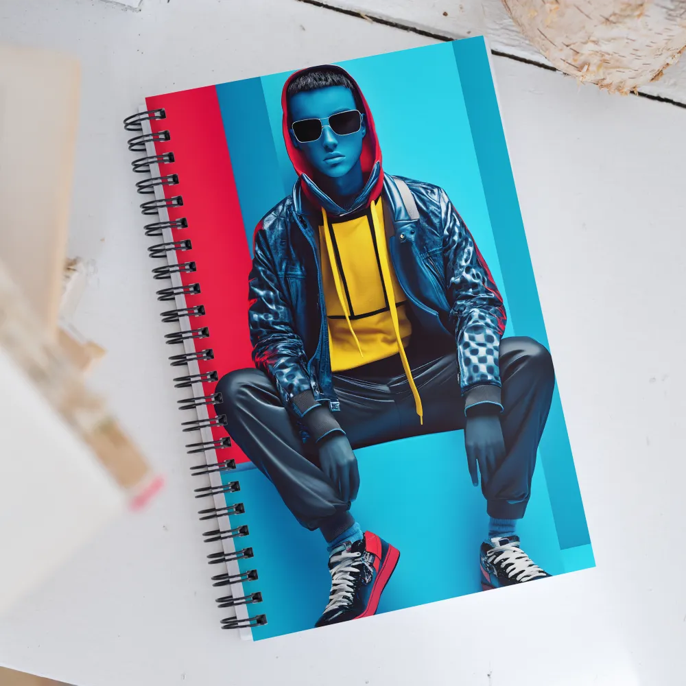 Chroma Cool: A Modern Fashion Statement | Spiral Notebook