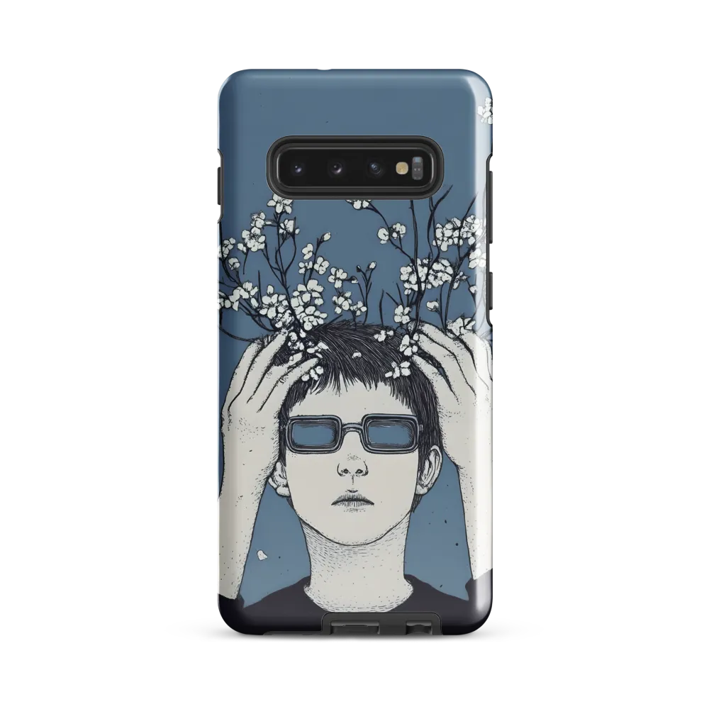 Blossoms of Contemplation | Phone Case |  S10 Plus | Tough Case | Glossy