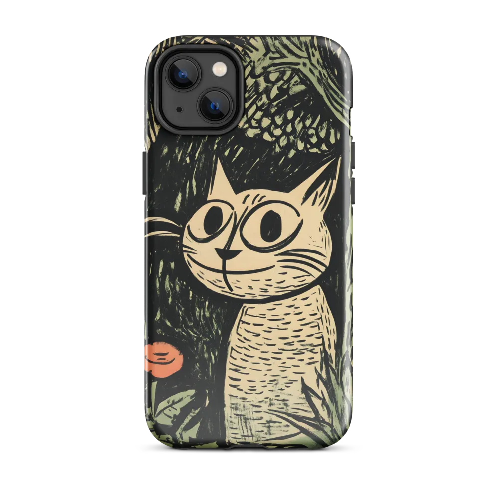 Whimsical Cat in the Forest