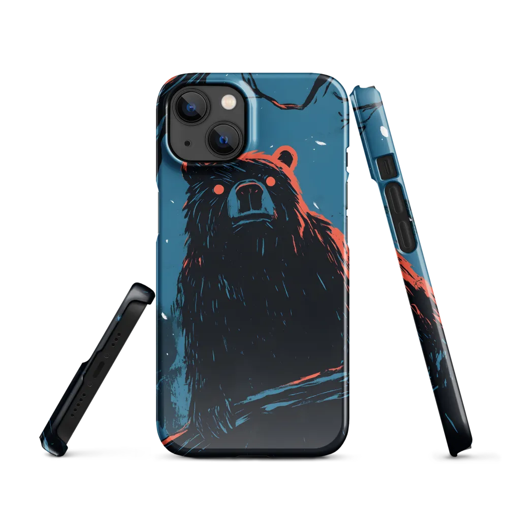 Eerie Majesty: A Bear in the Night
