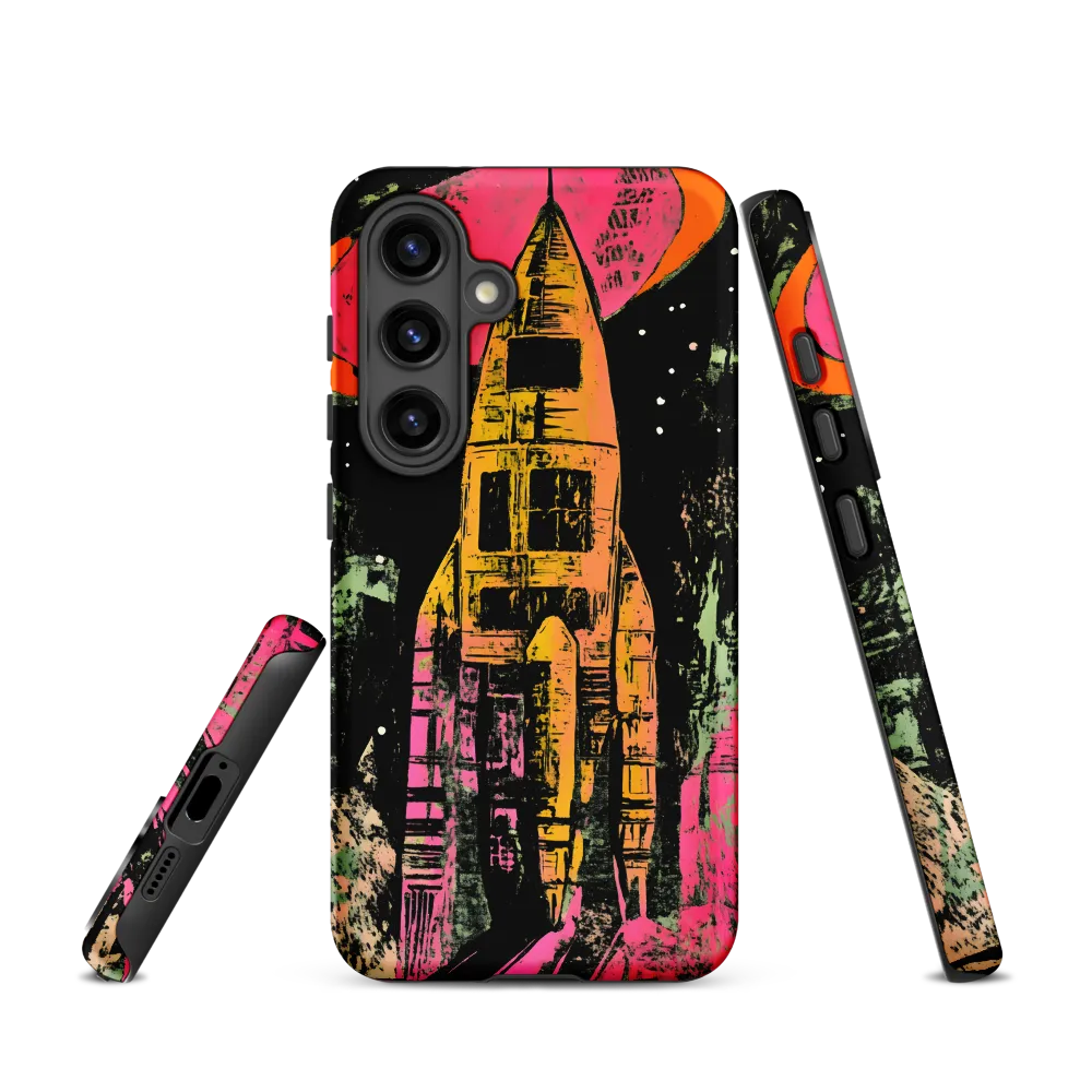 Cosmic Voyage: A Surreal Rocket Adventure