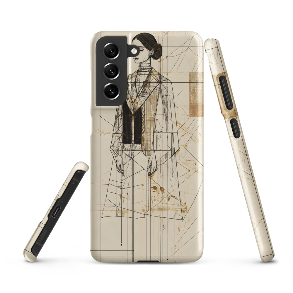 Elegance in Lines | Phone Case |  S21 FE | Snap Case | Matte