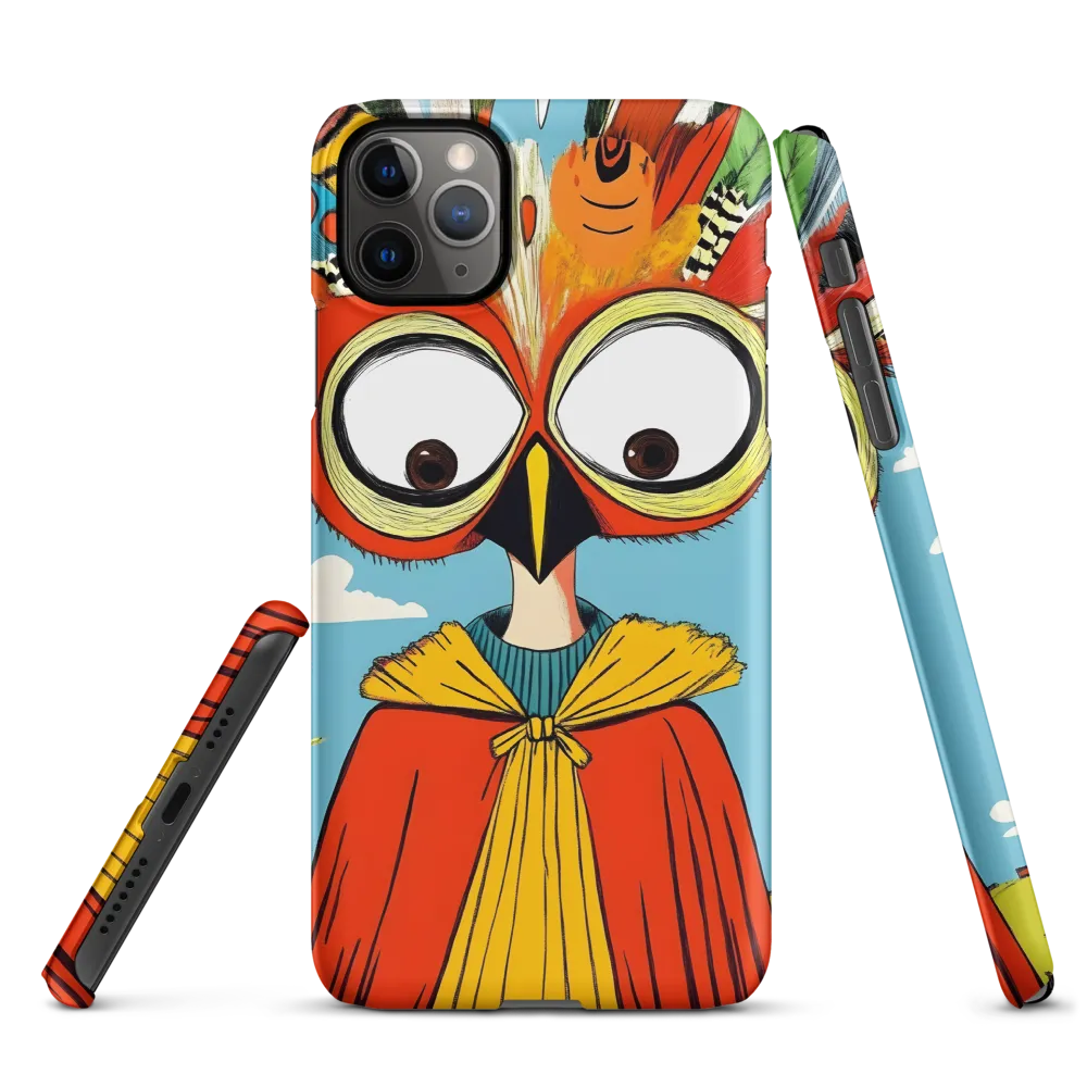 A Whimsical Encounter: The Owl-Human Fusion