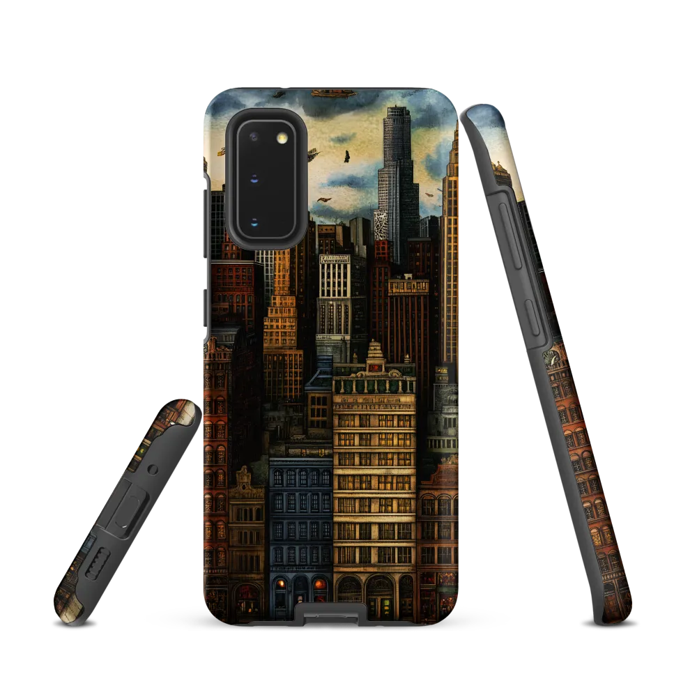Etched Skyline at Dusk