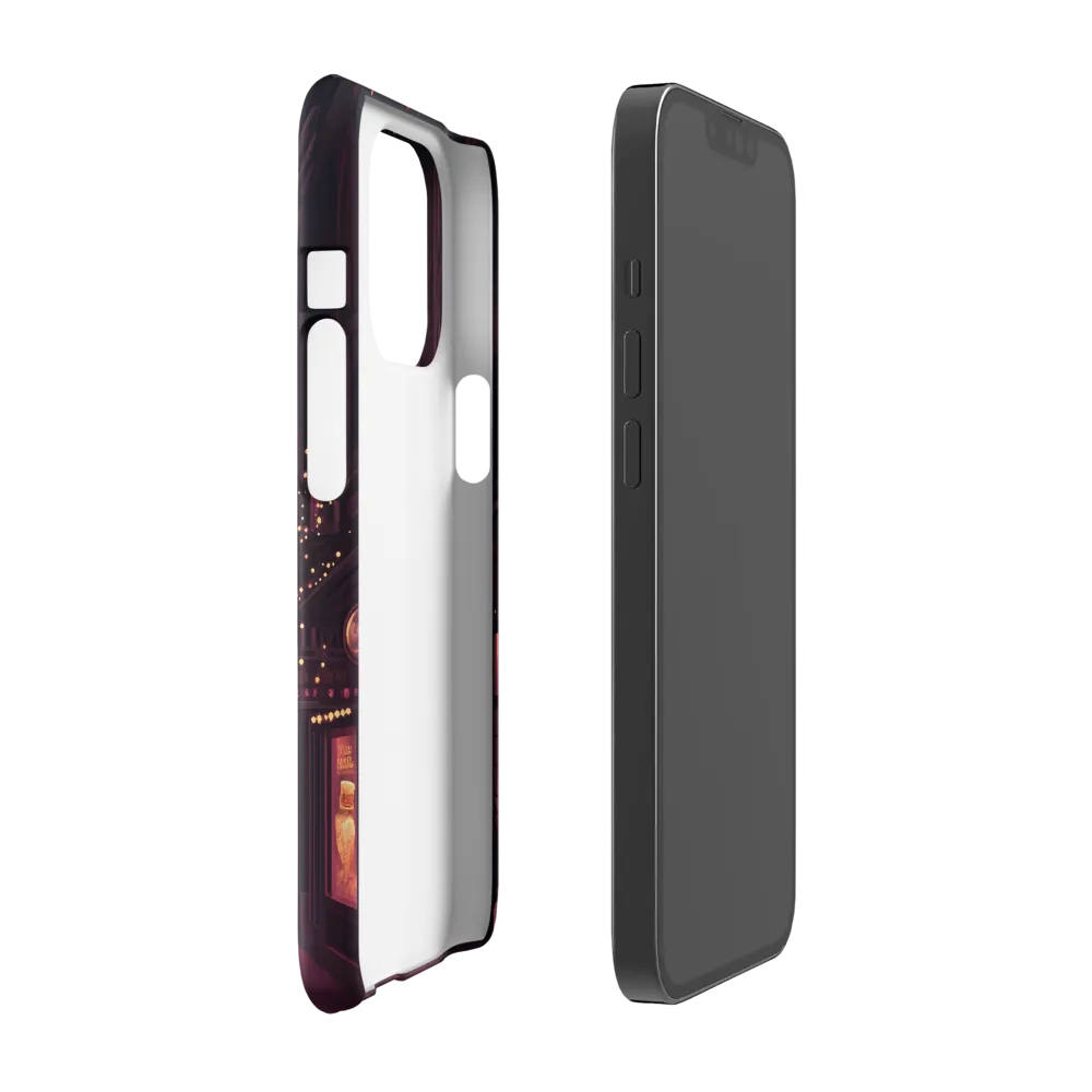 Nostalgic Nights: A Twilight Stroll in the City | Phone Case |  13 Pro | Snap Case | Glossy
