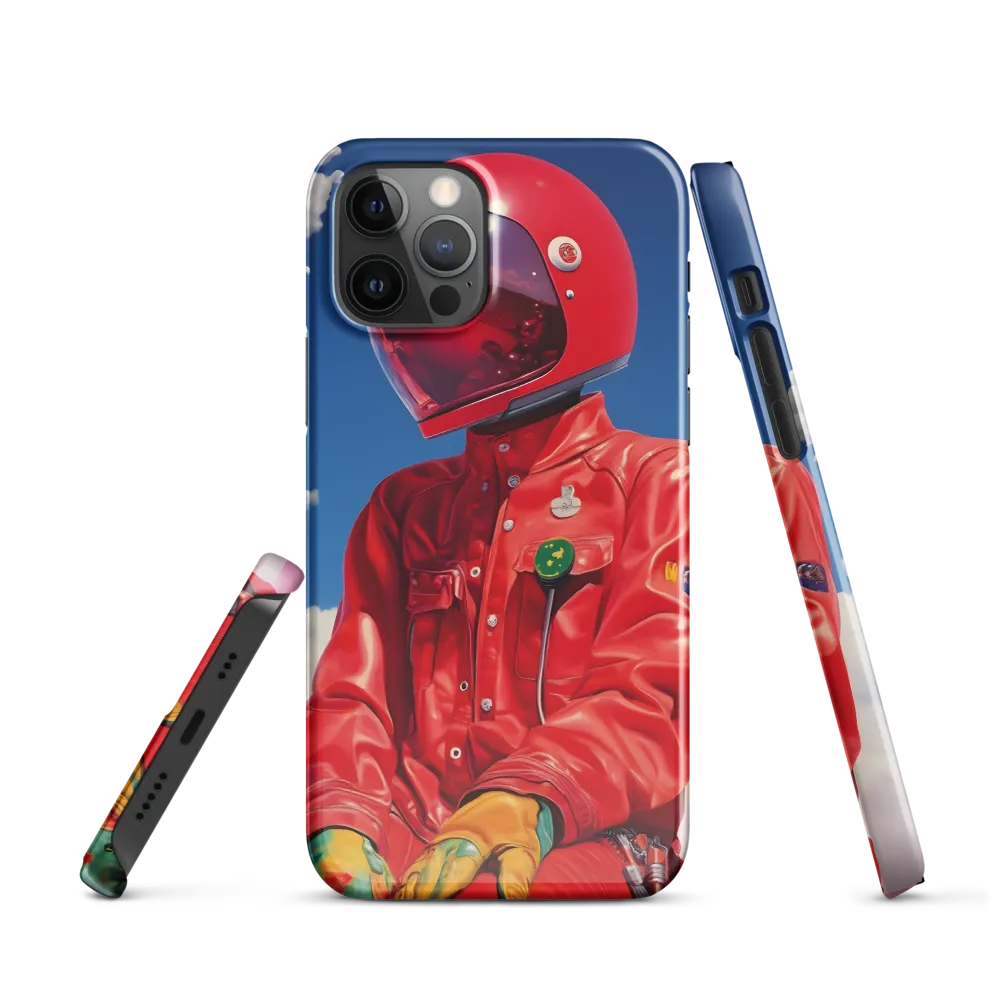 Astronaut in Crimson | Phone Case |  12 Pro | Snap Case | Glossy